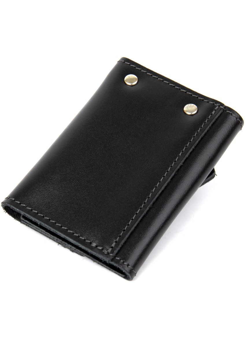 Добротная кожаная ключница 11354 Черный Grande Pelle (331907178)