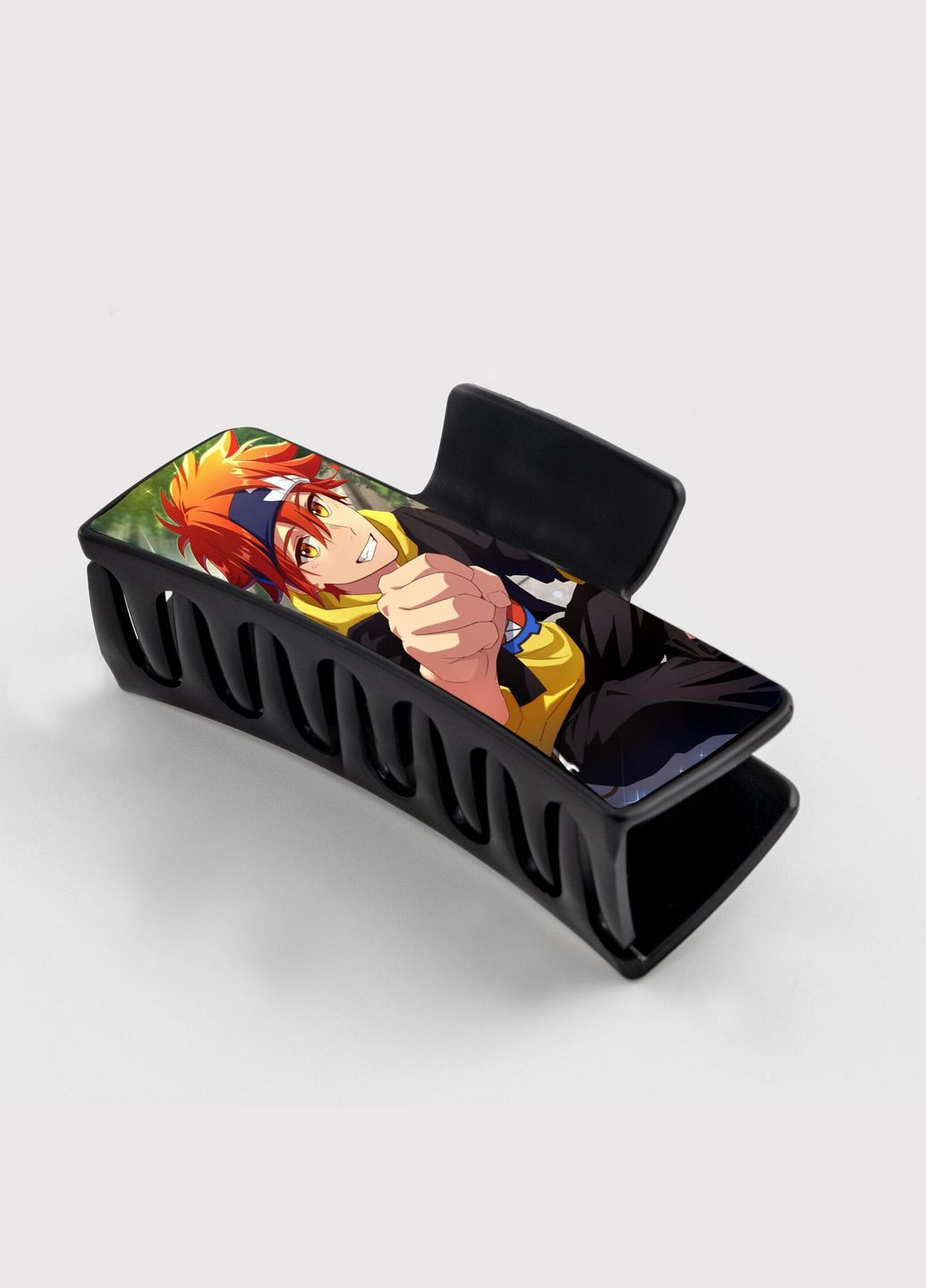 Заколка крабик для волос Аниме Скейт Бесконечность #0007 черный No Brand (315630923)