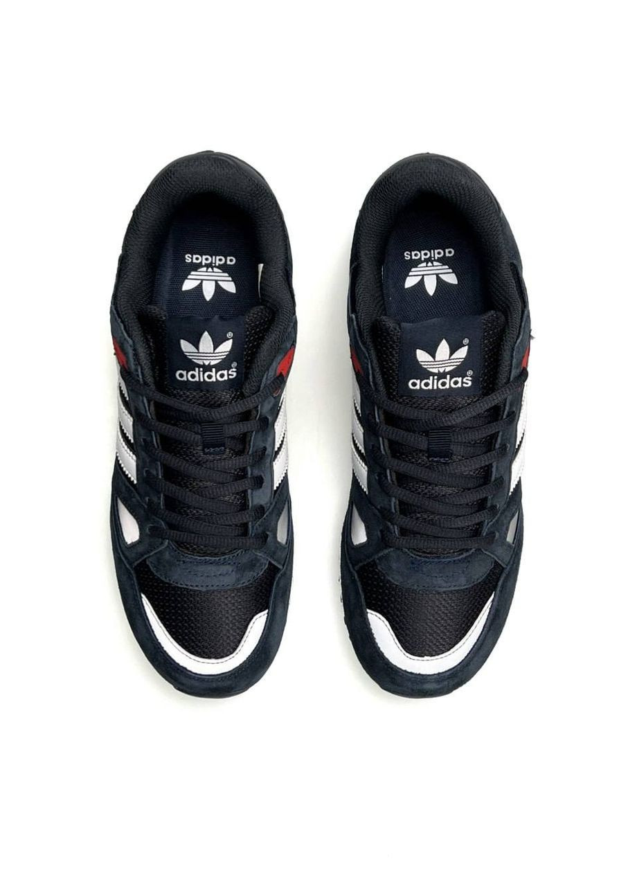 Темно-синие демисезонные кроссовки мужские adidas navy white No Brand ZX 750