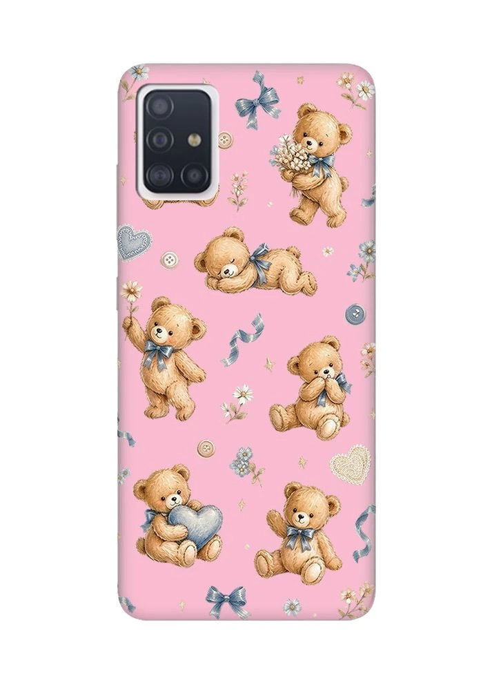 Матовый чехол на Samsung Galaxy A51 Плюшевые медвежата (принт 430) Creative (403246263)