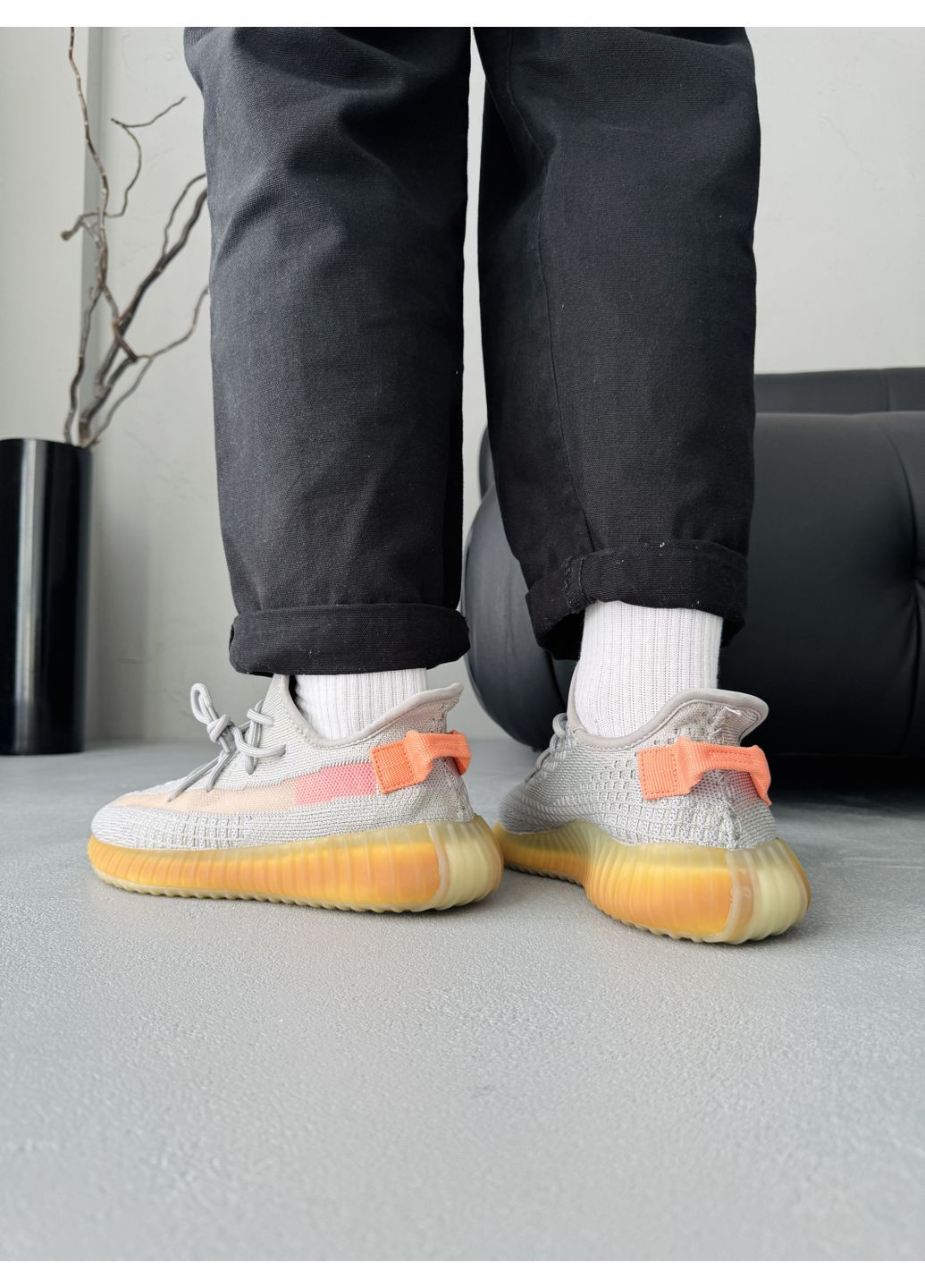 Кросівки жіночі і чоловічі Adidas Yeezy Boost 350 v2 trfrm | Адідас Ізі Буст 350 сірі No Brand сірі демісезони (371276868)