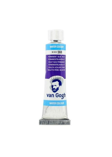 Краска акварельная (568) Пермь. сине-фиолетовая туба 10 мл Royal Talens Van Gogh (362578937)