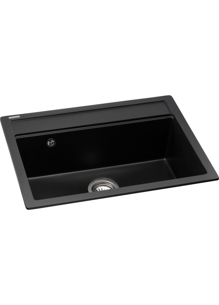 Мийка кухонна (m453657) GRANADO ARTES black shine з сифоном (372966313)