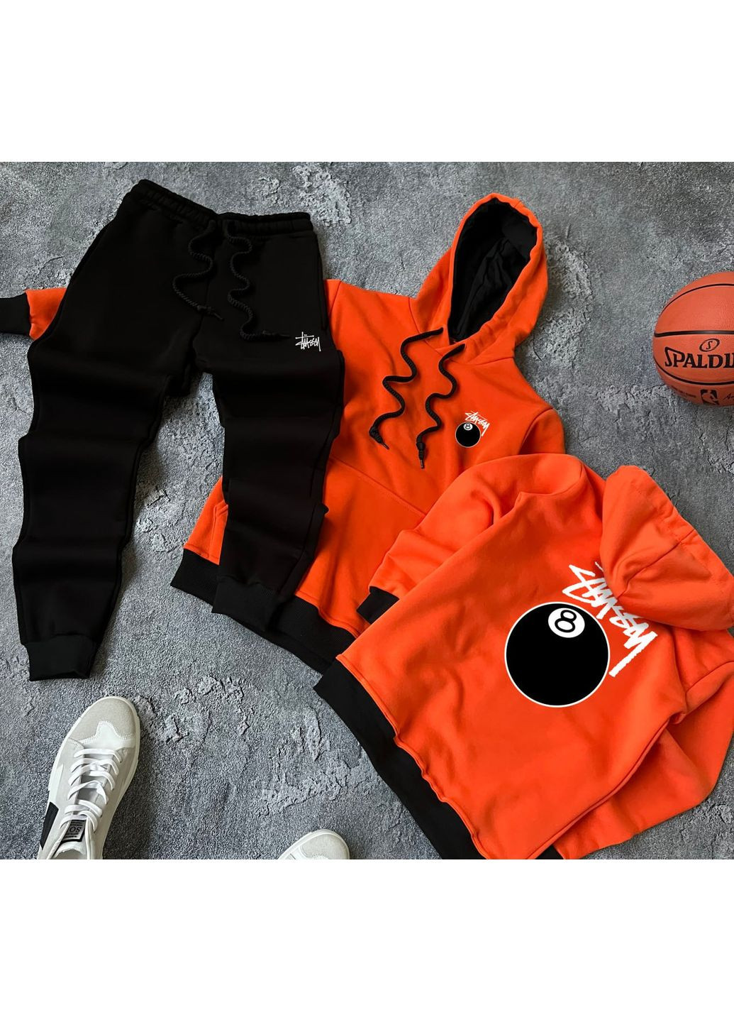 Мужские зимние комплекты худые, брюки Stussy No Brand (361879455)