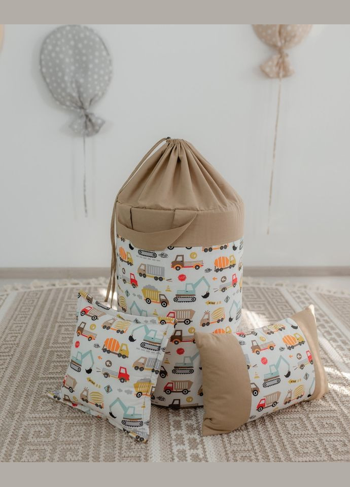 Вигвам для ребенка Машинки с матрасом + корзина для игрушек + подвесная качеля. Полный комплект! No Brand (316257346)