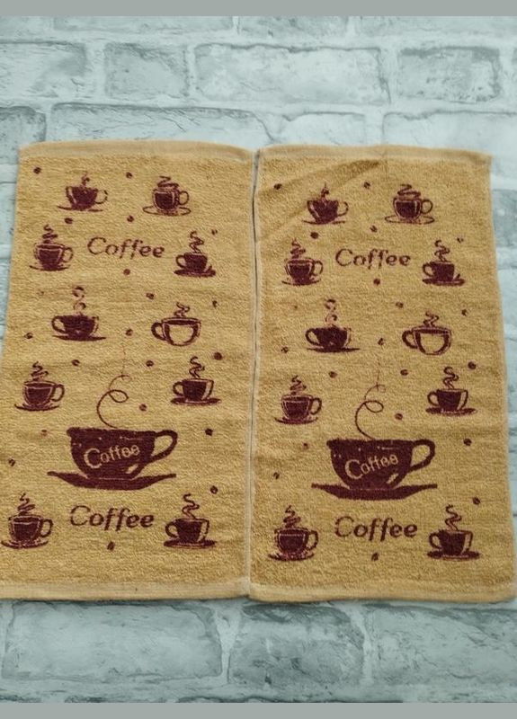 Кухонні рушники No Brand гірчичний