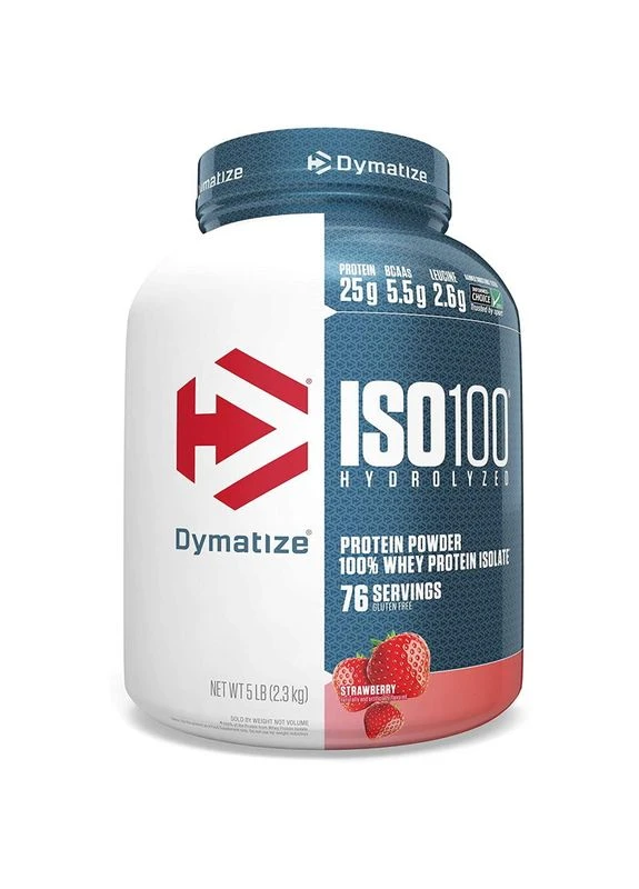 Протеин ISO-100, 2.25 кг - Клубника Dymatize Nutrition (378784628)