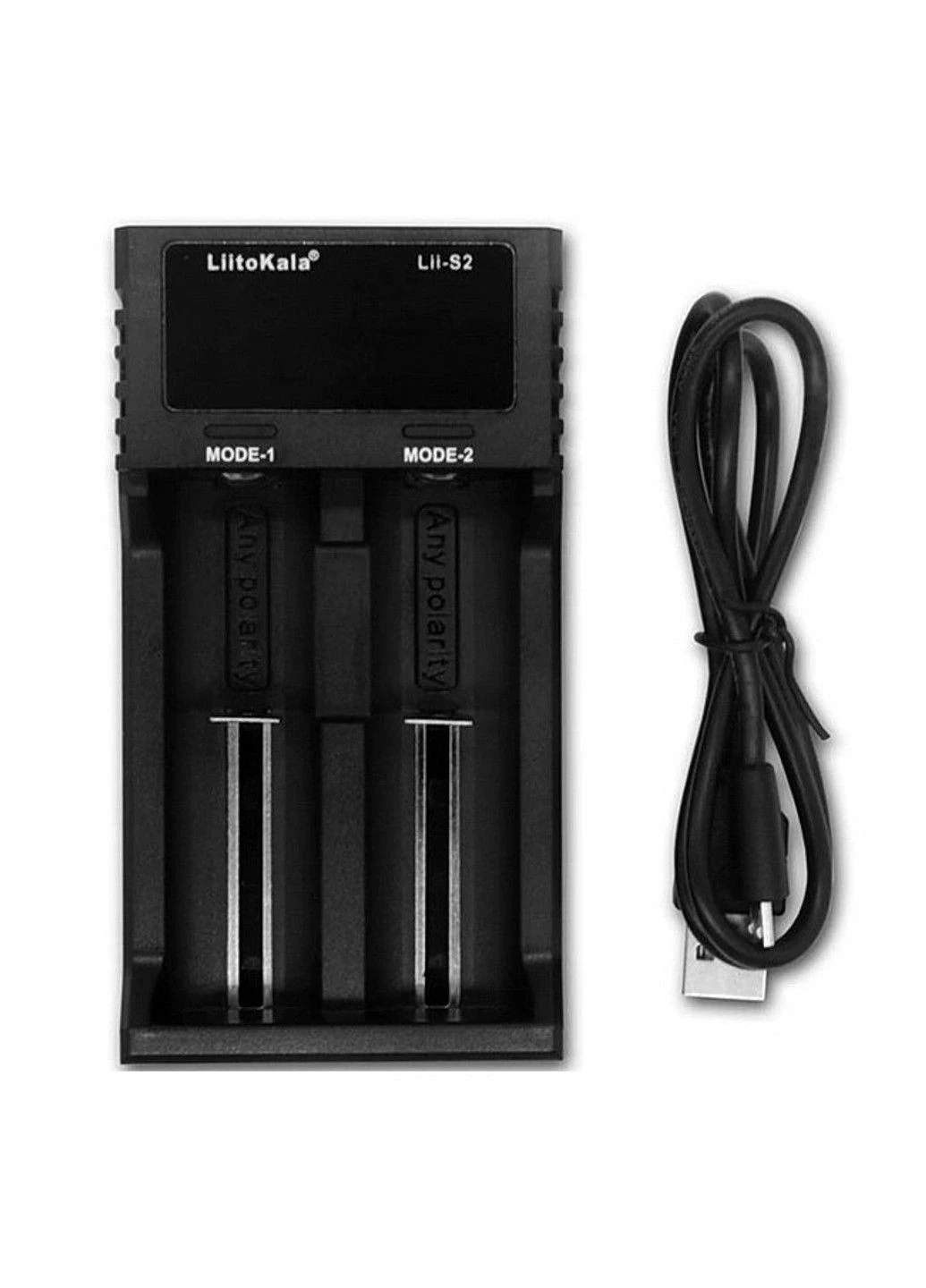 Заряднoe устройство lii-S2 на 2 канала (для Ni-MH, Ni-CD, Li-Ion, LiFePo4) LiitoKala (332636111)