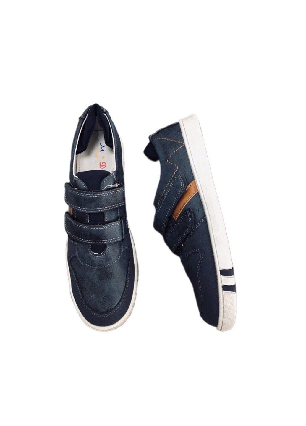 Цветные обувь м+д туфли хл,спорт серый/черная полоска 9595-2 No Brand