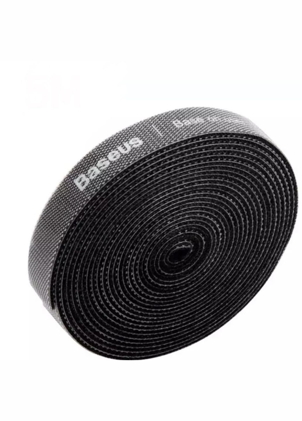 Органайзер кабеля стяжка липучка хомут фиксатор проводов 3 м Чёрный Baseus (340276237)