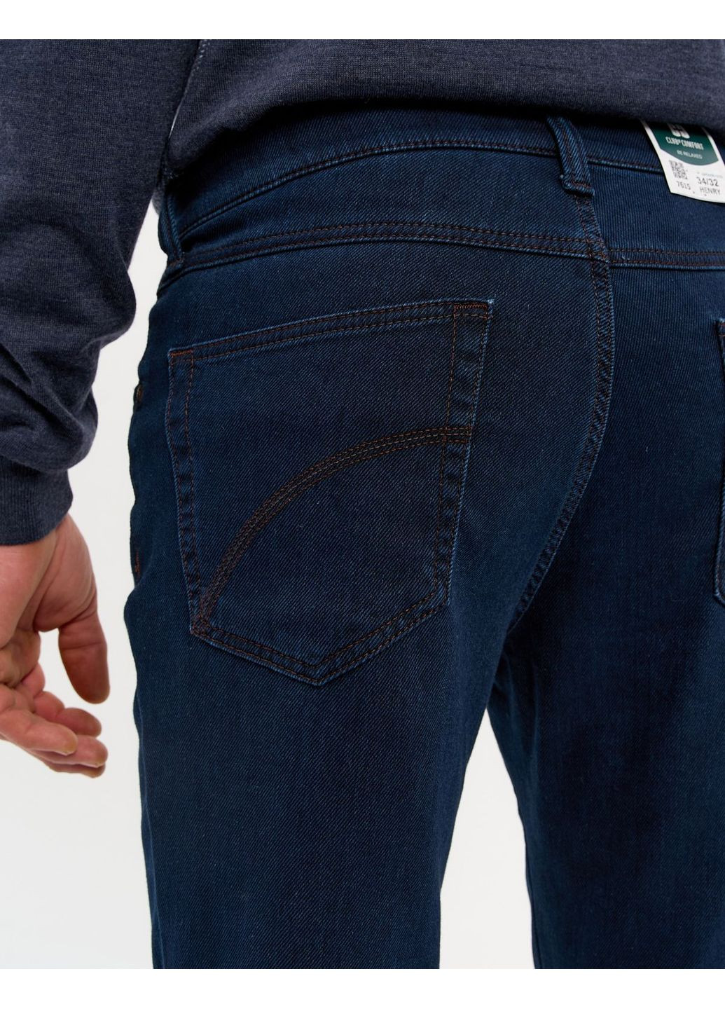 Синие джинсы прямые мужские Club of Comfort