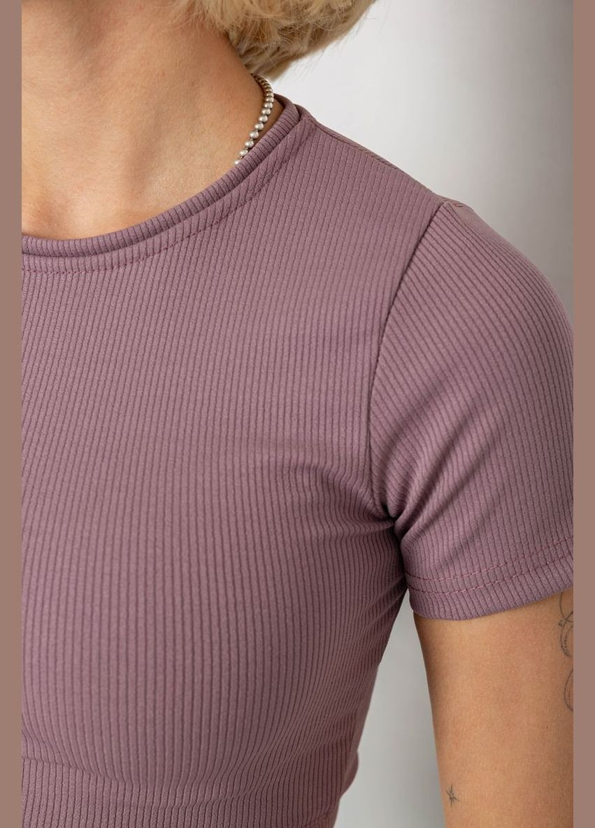 Футболка - топ женская в рубчик,, Ager - (338782529)