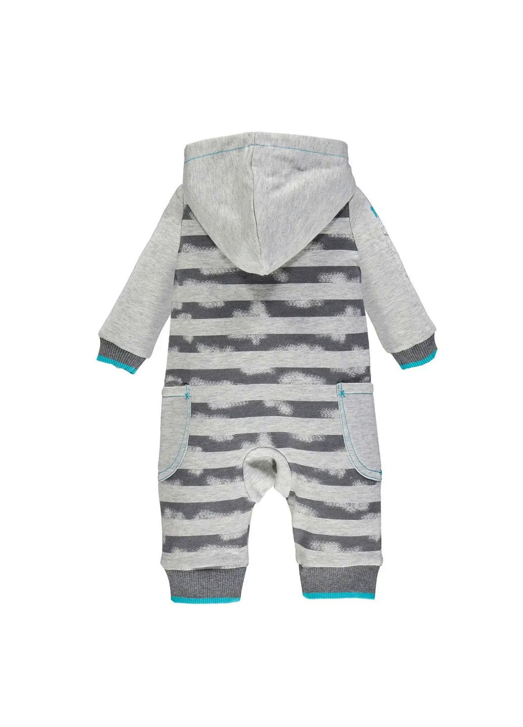 Комбинезон детский трикотажный 193BBFU004-804 серый Brums (322169763)