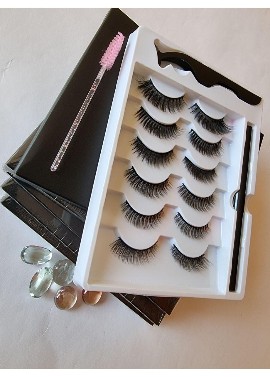 Набор бахаторазовые самоклеящиеся ресницы 6 моделей. Magnetic Lashes (366668564)