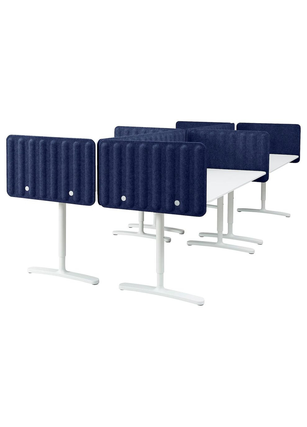 Письмовий стіл з ширмою ІКЕА BEKANT 320х160 48 см (s29387435) IKEA (278407188)