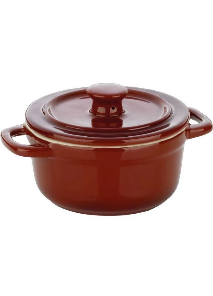 Форма для запікання Malin керамічна з кришкою, діаметр 14 см, червона 11839 Kela (316516976)