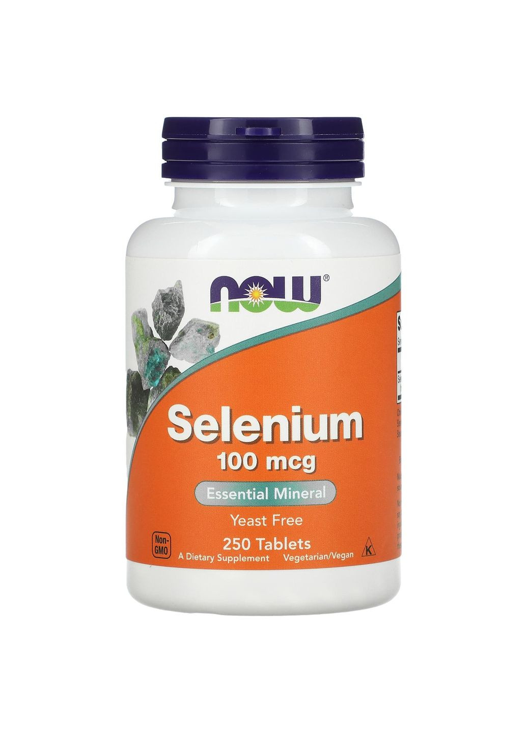 Селен, Selenium,, без дрожжей, 100 мкг, 250 таблеток Now Foods (351384449)