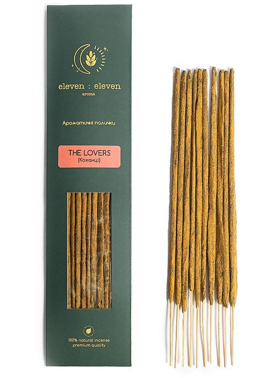 Аромапалочки "Любовники" The Lovers 10шт (1142713-31017821) Eleven Eleven Aroma (368601214)