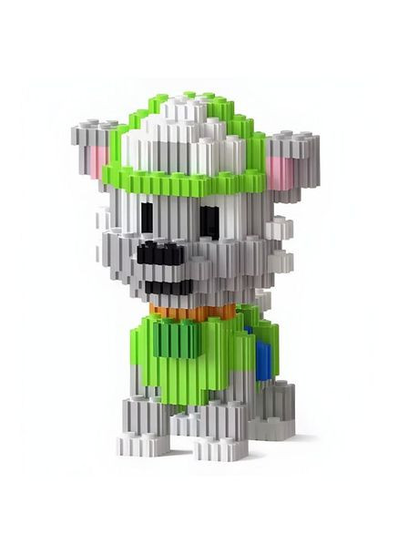 Конструктор PIXEL BUILDING BLOCK 3D Щенячий патруль Роки 560 эл (WWD-04) MFC (364111360)