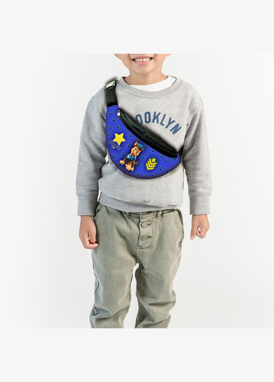 Сумка-бананка щенячий патруль "RAW PATROL" с принтом, 35х15см, детская, молодежная No Brand (306438180)