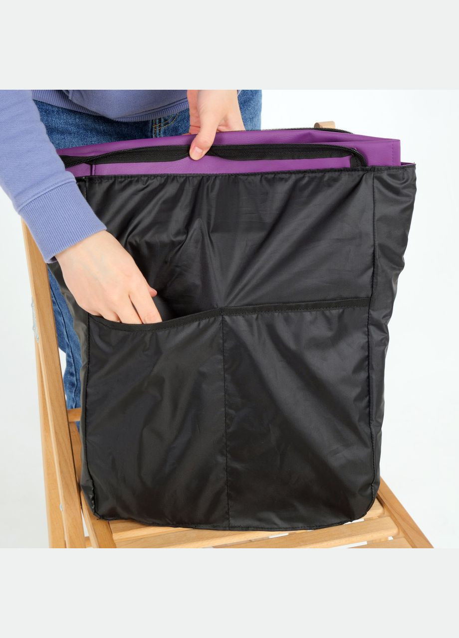 Жіночий шопер-рюкзак, крос-боді сірий з екошкіри ToBeYou shoperbag (284725578)