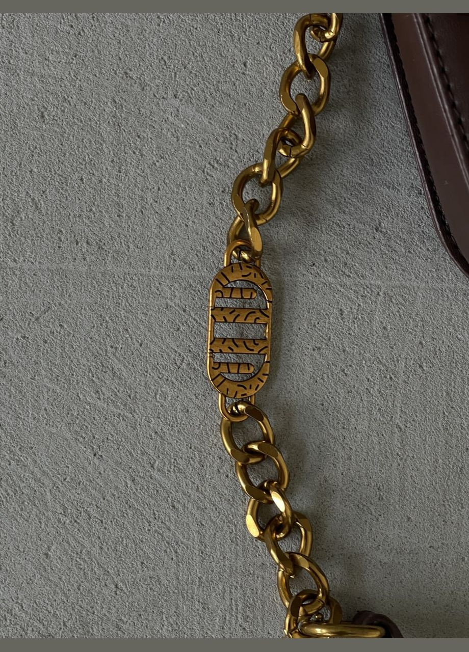 Сумочка через плече з двома ременцями бордовий No Brand (322238846)