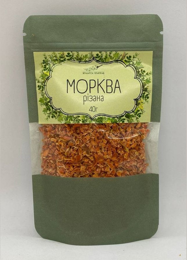 Морква різана 3*3 Ярмарок Приправ, 40г No Brand (305078407)