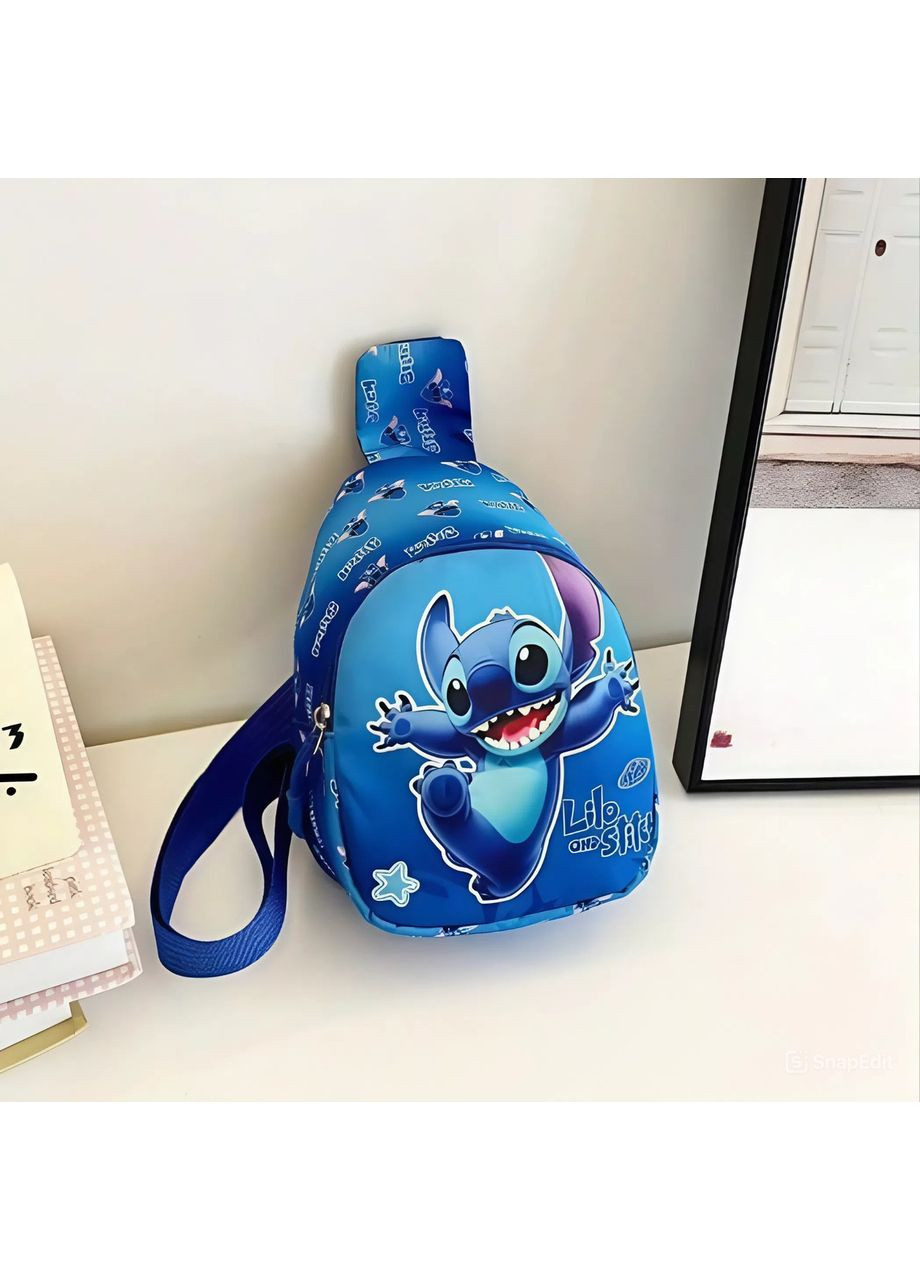 Дитяча сумочка через плече з героями "Стич" — яскравий аксесуар для маленьких модників No Brand (355794648)