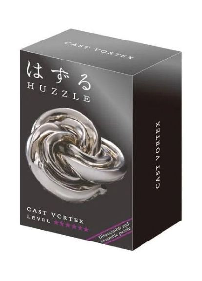 Головоломка металлическая для взрослых Водоворот Vortex 6 уровень Huzzle (316323731)