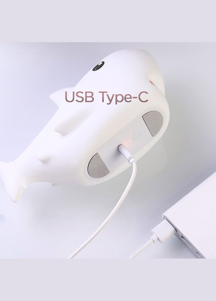 Ночник детский силиконовый Акула LJC-153 Losso (327041646)