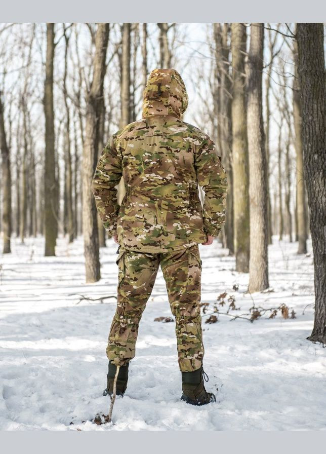 Тактический зимний костюм Горка Люкс мультикам No Brand