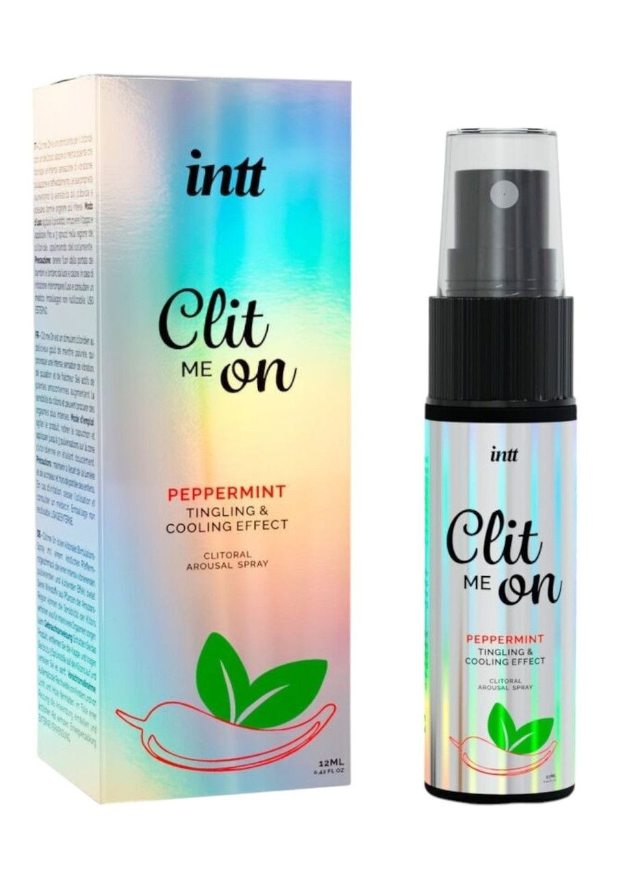 Возбуждающий спрей Clit Me On Peppermint охлаждающий ментоловый стимулятор для клитора 12 мл Intt (335878115)