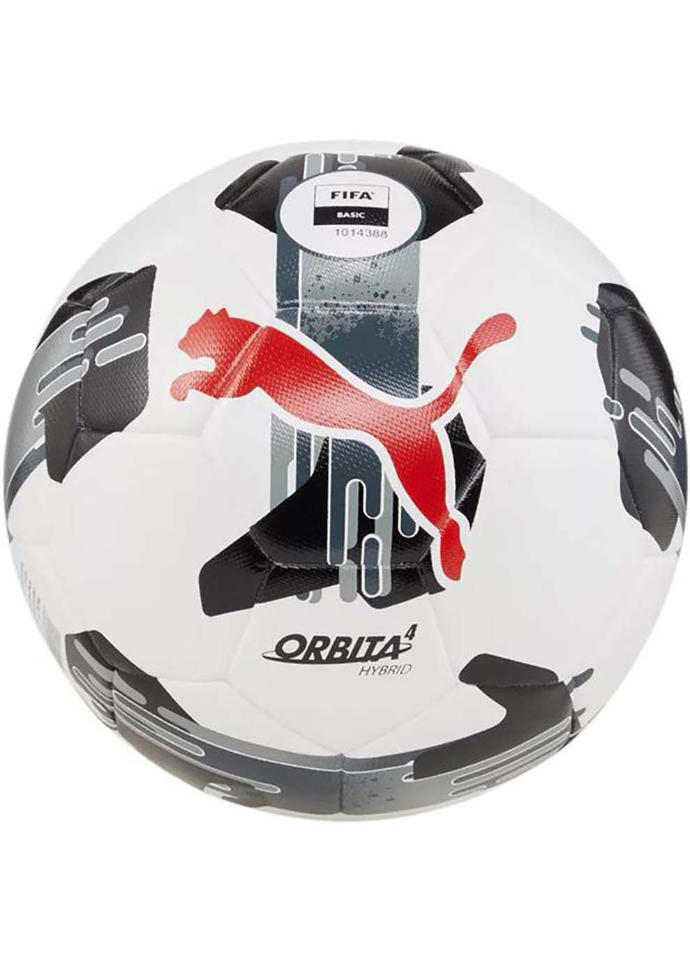 Футбольный мяч Orbita 4 HYB (FIFA Basic) белый, черный, красный Уни 5 Puma (367592234)