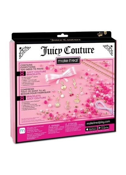 Набор для изготовления браслетов 185 эл. Розовый пластик Juicy Couture No Brand (400575022)