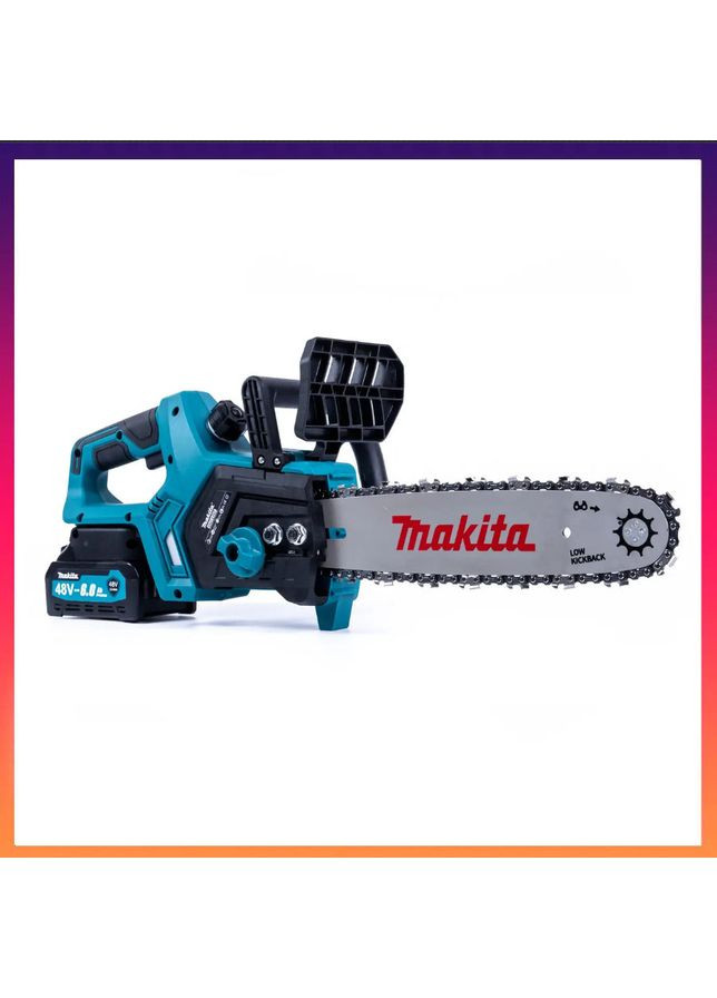 Аккумуляторная пила DUC230Z (48V, 6 Ah) Бесщеточная АКБ пила Макита с шиной 30 см для веток и дров Makita (368682215)