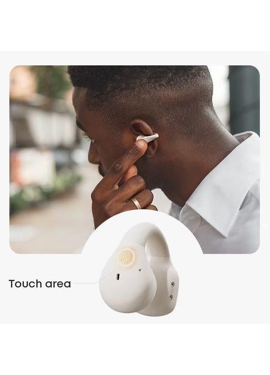 Кісткові бездротові навушники-кліпси ClipBuds R2 з направленим звуком і Bluetooth 5.4 Langsdom (349824301)