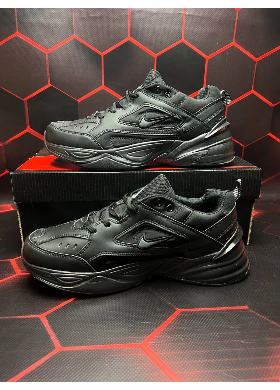 Чорні літні кросівки nike m2k tekno full black найк м2к текно No Brand