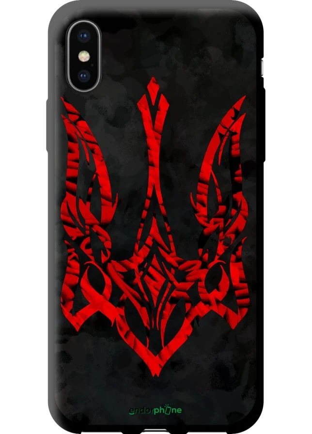 Чехол на iPhone X Герб Украины v4 "5319b-1050-70447" Endorphone (367096320)