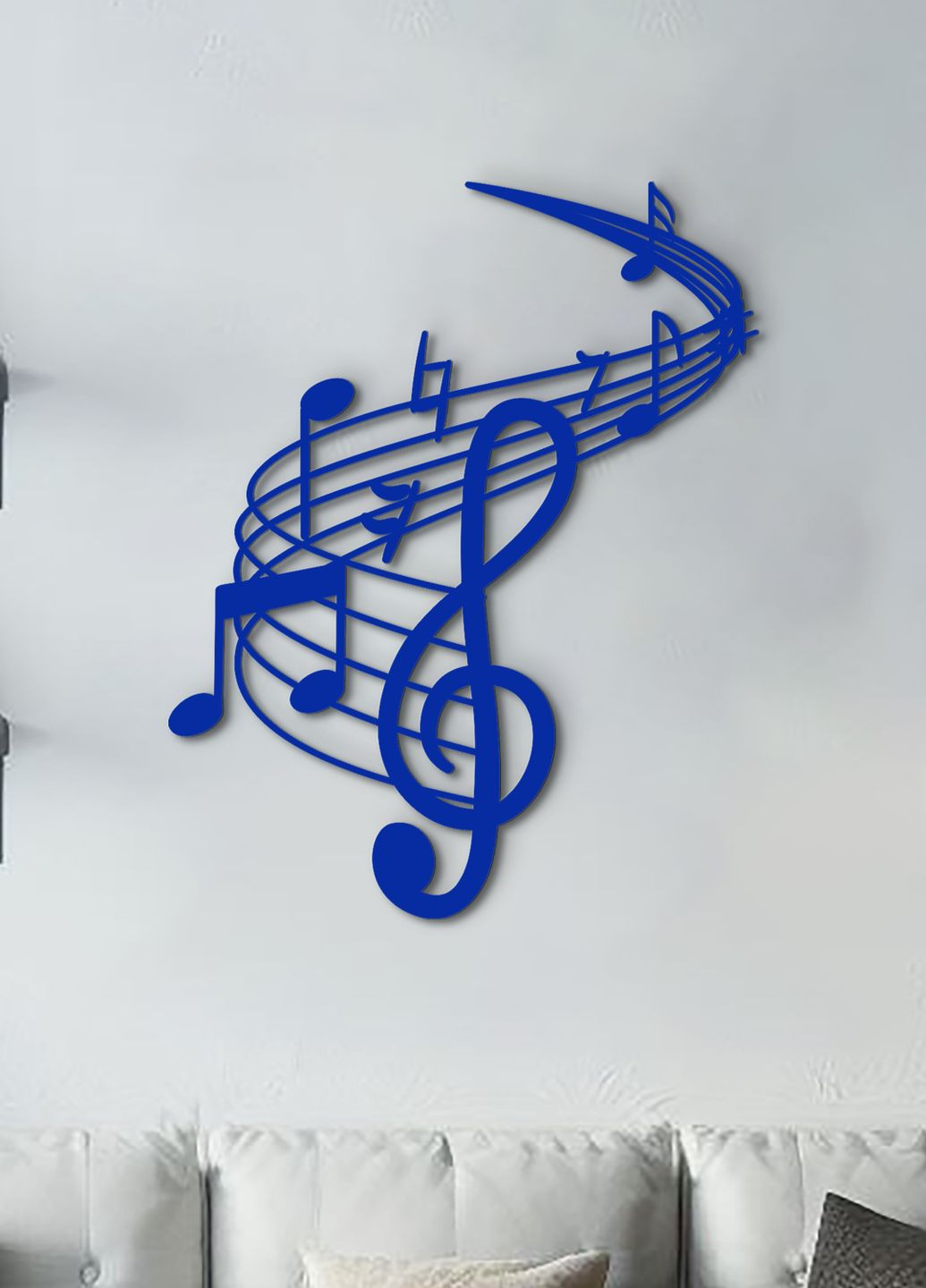 Декор для кімнати, дерев'яна картина на стіну "Музика", декоративне панно 25х33 см Woodyard (292113702)