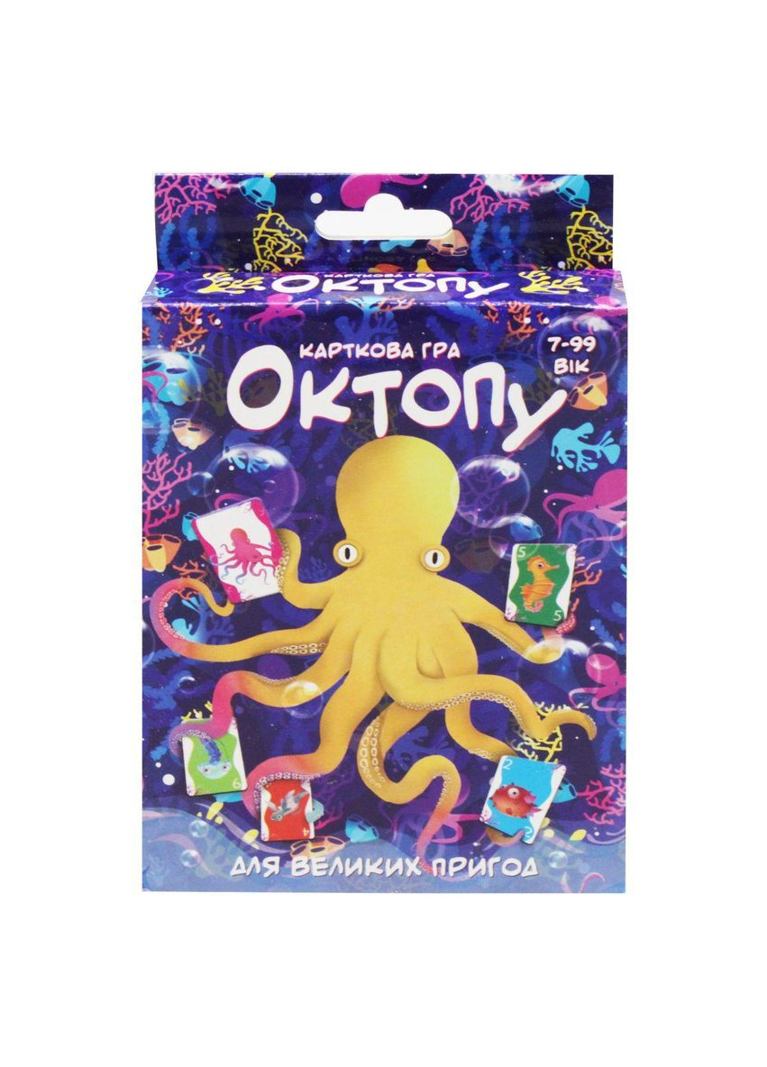 Настільна гра карткова "Октопу" (укр) (30330) MIC (362433230)