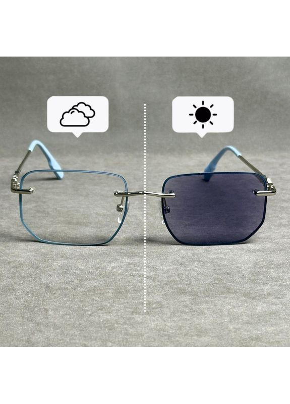 Жіночі окуляри для зору без оправи з фотохромними лінзами — елегантність і комфорт на кожен день. Код 3325 C3 -1.0 Fabia Monti (365830549)