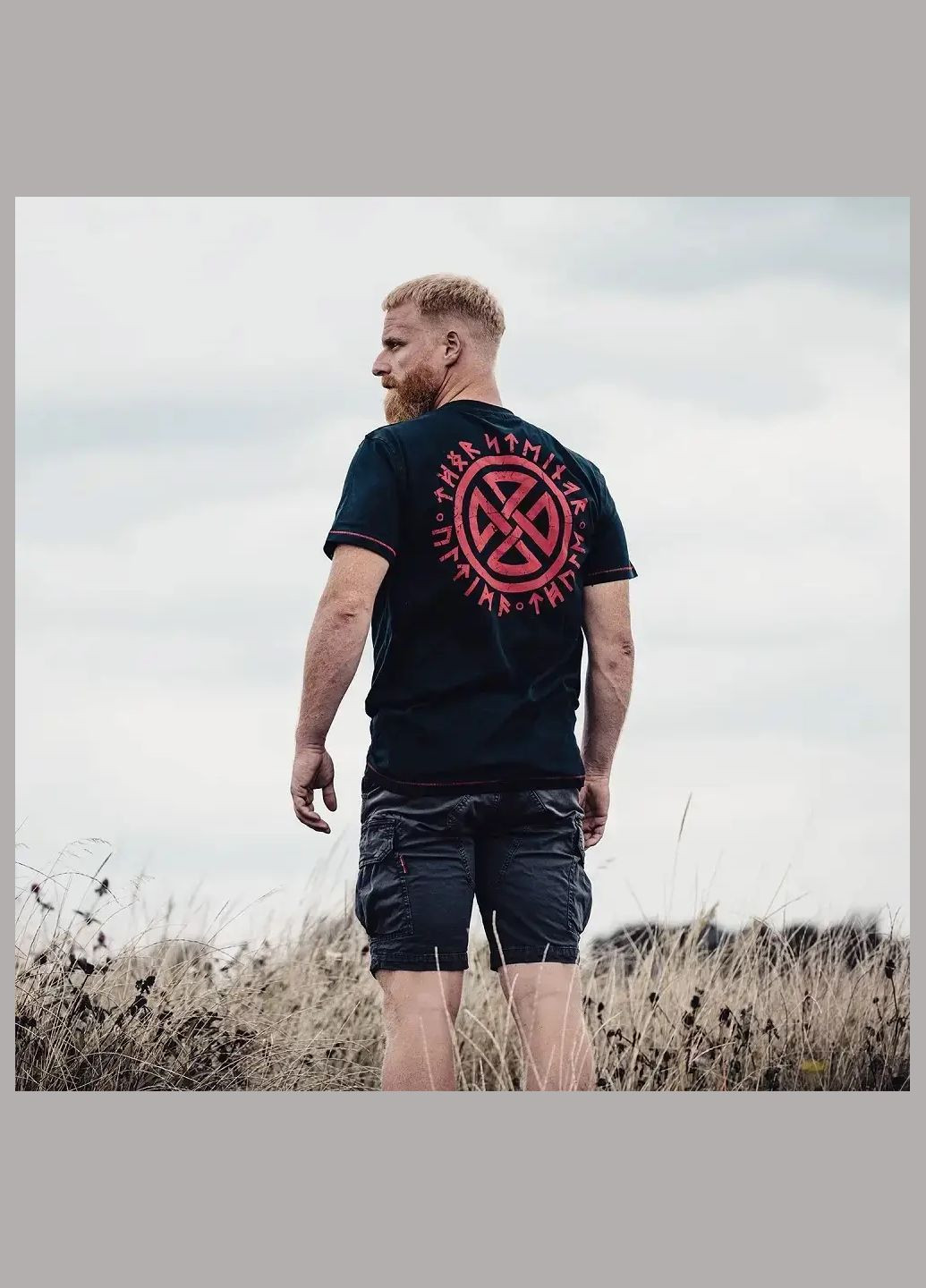 Чорна футболка stord black Thor Steinar