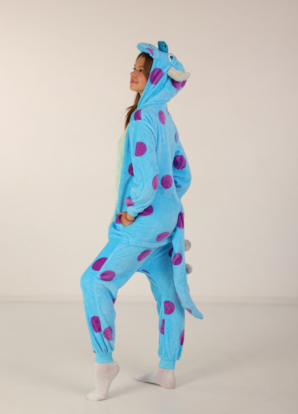 Кигуруми Салливан с капюшоном и хвостом на пуговицах женское (1049) My Kigu (355888617)