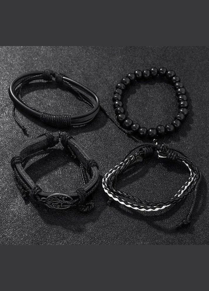 Чоловічий кварцовий наручний годинник + набір браслетів у подарунок No Brand (315883066)