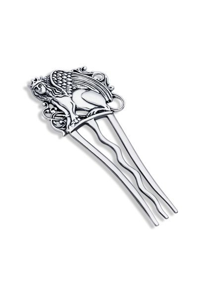 Срібна шпилька-гребінь Сірена (9303) IRIJ (340334237)