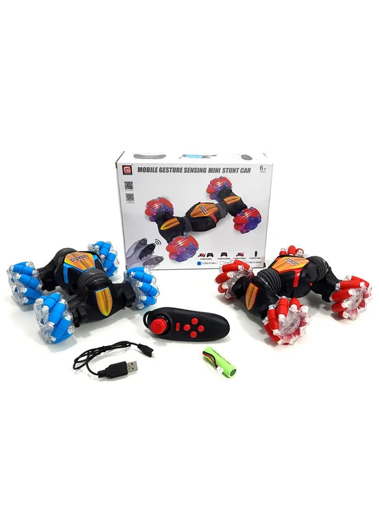 Трюкова радіокерована машина з підсвіткою коліс, акумуляторна, пластик, в асортименті CV8818-88A-1 YG Toys Маш1810 (370653178)