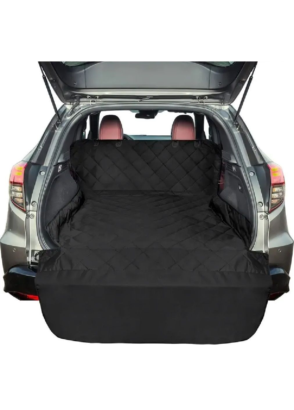 Захисна накидка килимок в багажник машини автомобіля для перевезення тварин багажу 200х135 см (481718-Prob) Чорна Unbranded (365657969)