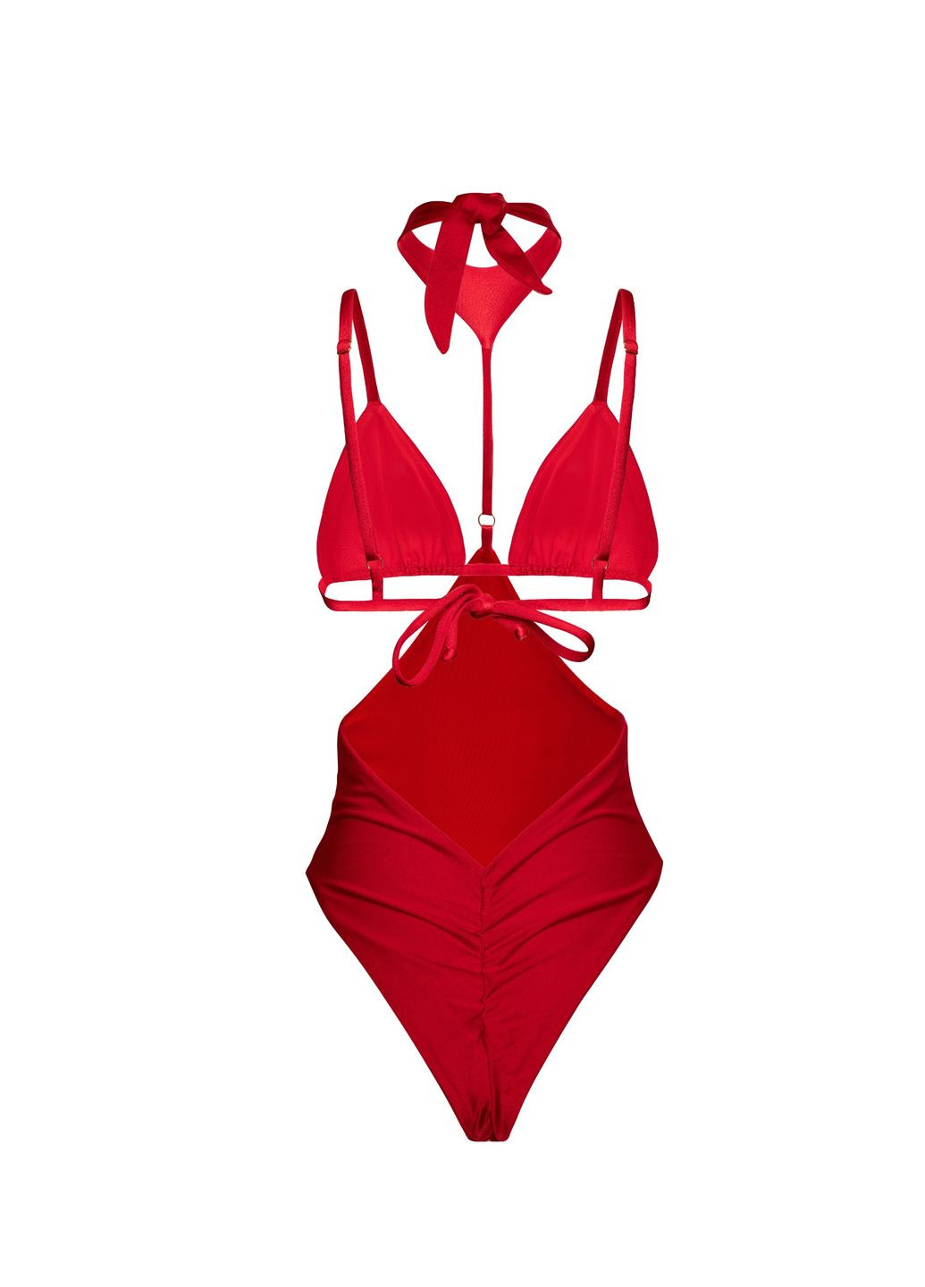 Вишневий літній купальник роздільний Nea Gaia SELENE