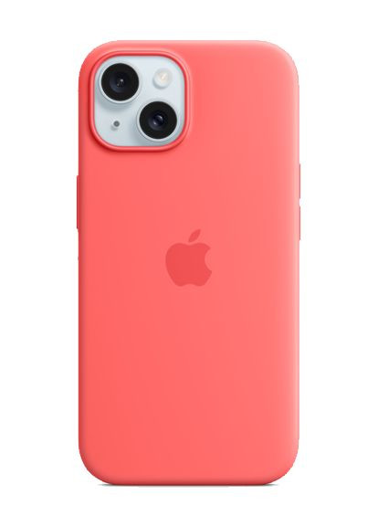 Чехол iPhone iPhone 15 Silicone Case with MagSafe - Guava MT0V3 Apple (343248957)