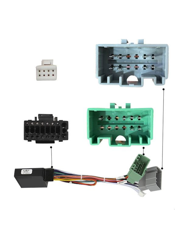 Адаптер штатної магнітоли FEELDO Volvo S80 1998-2003 CAN-BUS (7014) 5 шт. Lesko (336193592)